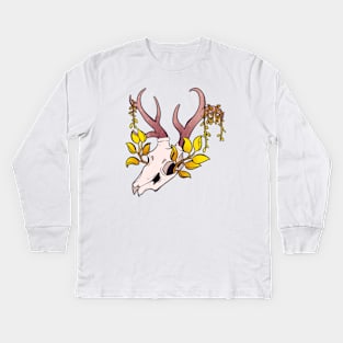 Forest skull Kids Long Sleeve T-Shirt